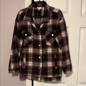 1.4.3. Story by Line Up Plaid Utility Jacket - Black and Brown